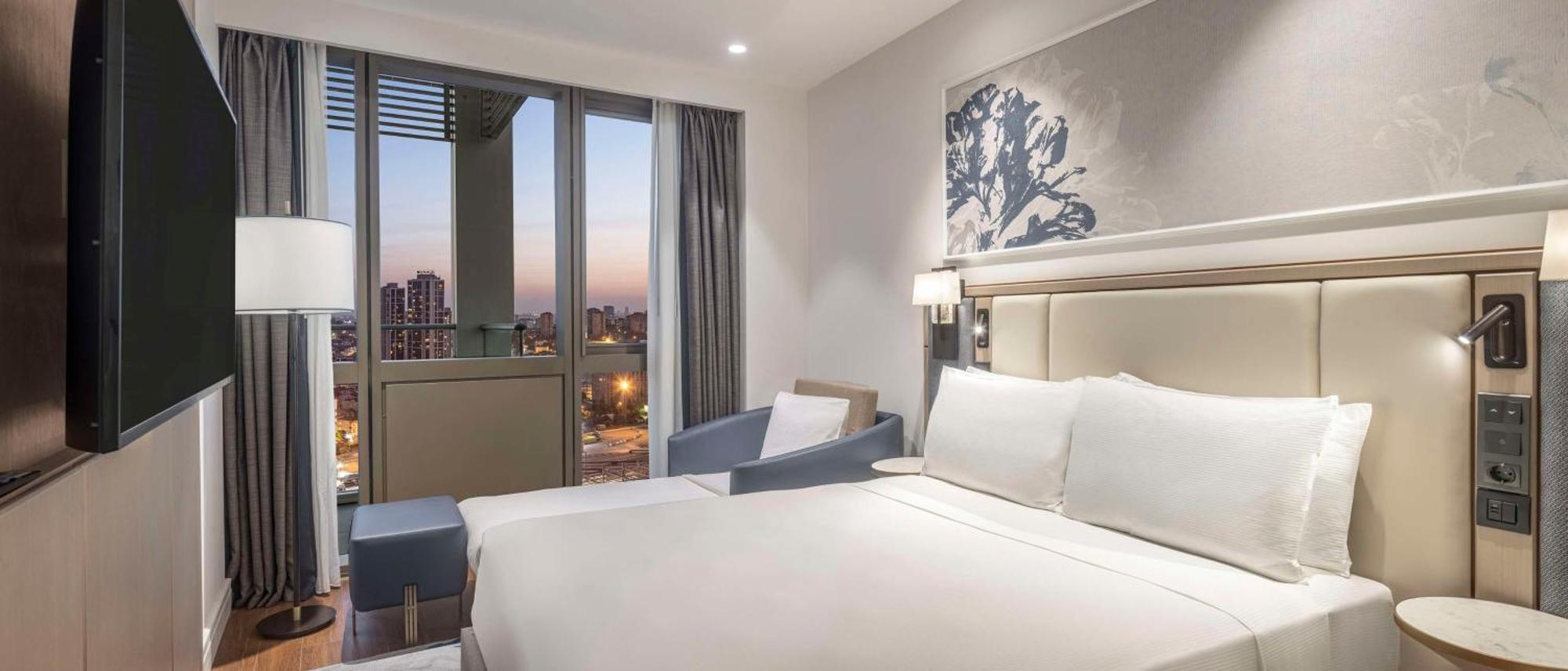 Hilton Mall Of Istanbul Luaran gambar A bedroom at the hotel