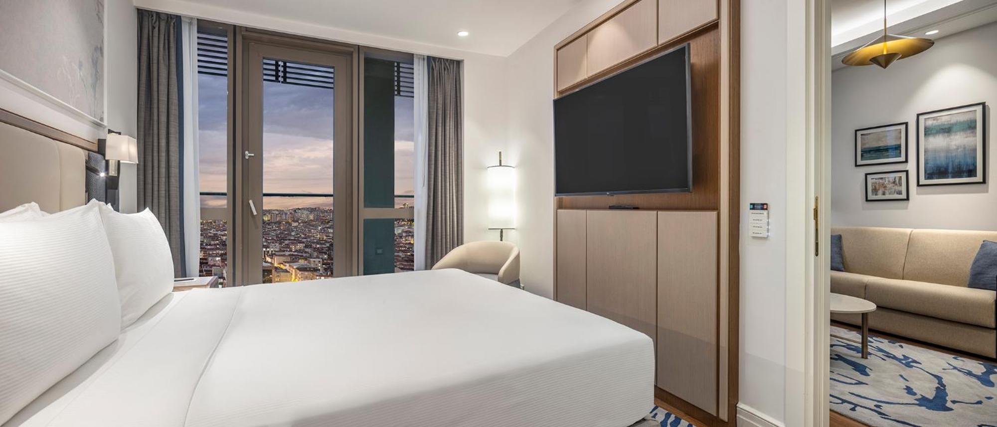 Hilton Mall Of Istanbul Luaran gambar A bedroom at the hotel