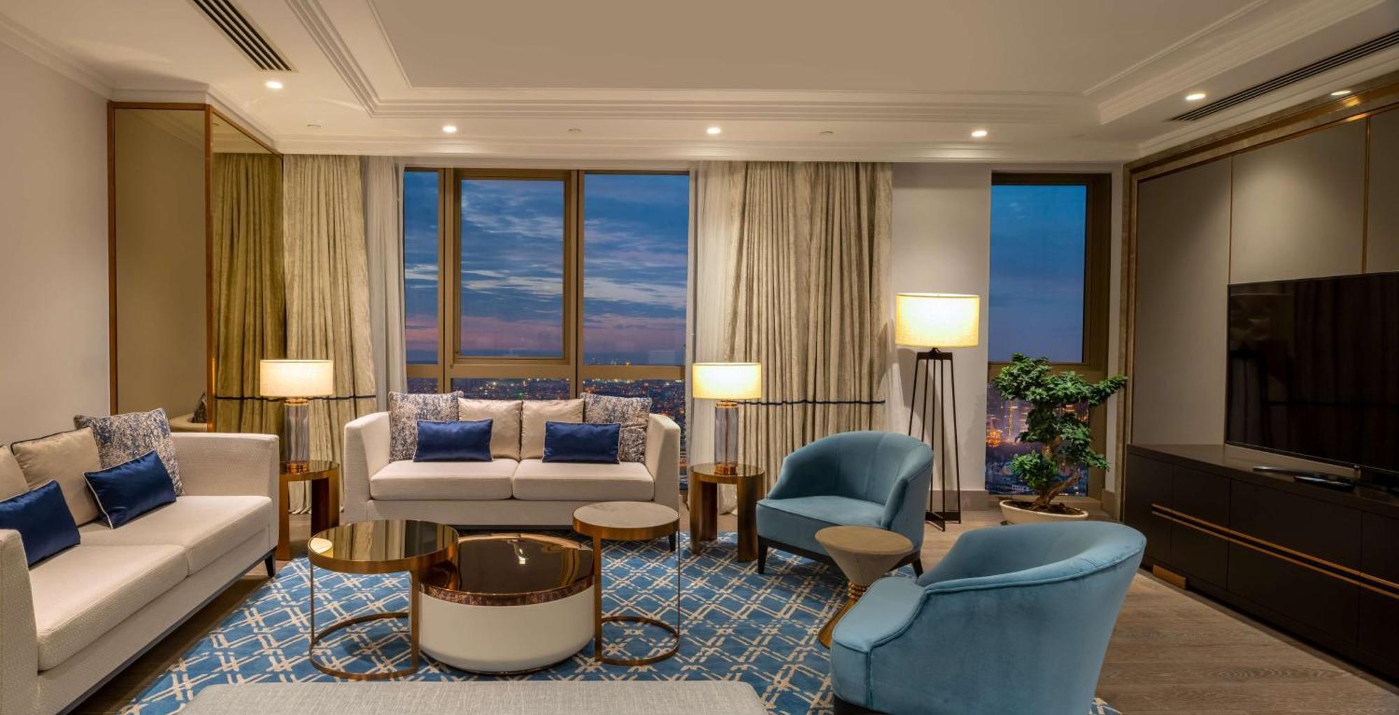 Hilton Mall Of Istanbul Luaran gambar A living room at the hotel